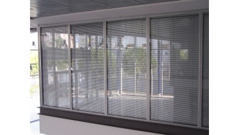 çift cam jaluzili  bölme